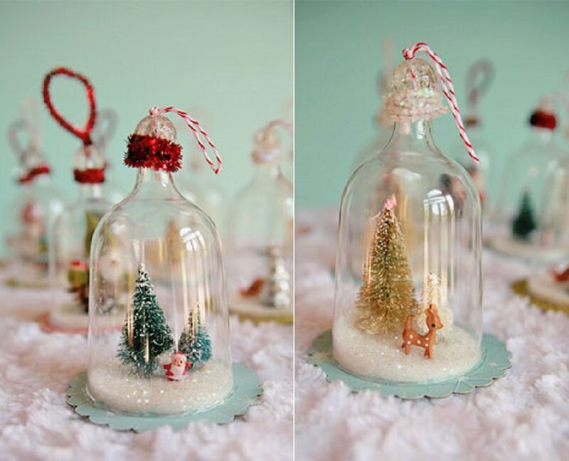 Glass Dome Ornaments