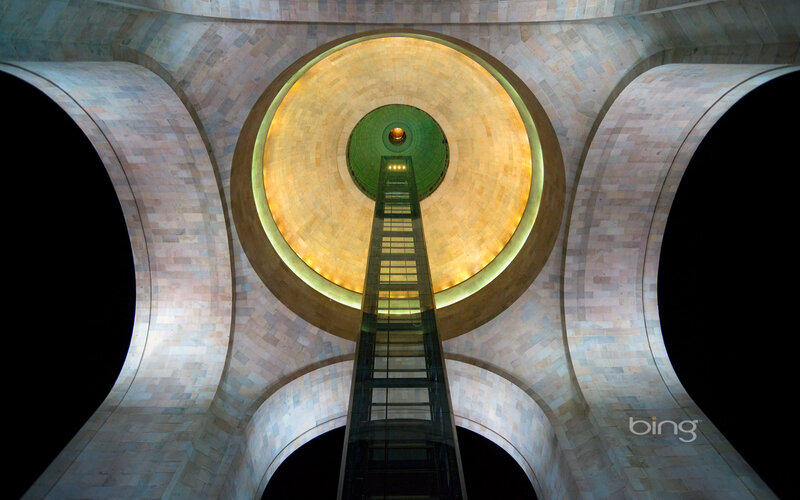 Glass Elevator in Dome