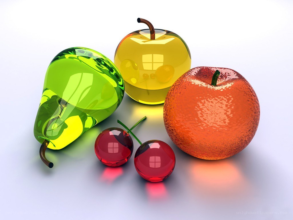 glass fruit still life