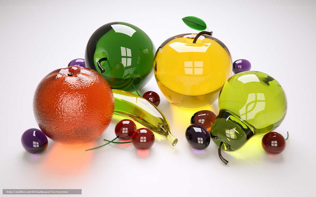 glass fruit still life