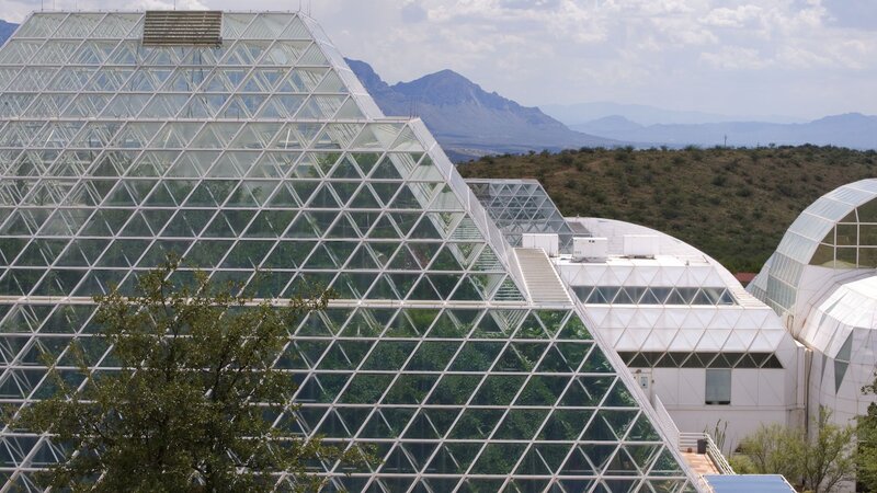 Glass Greenhouse Structure