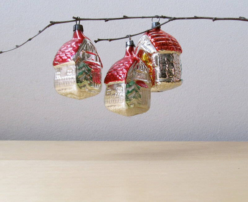 Glass House Ornaments