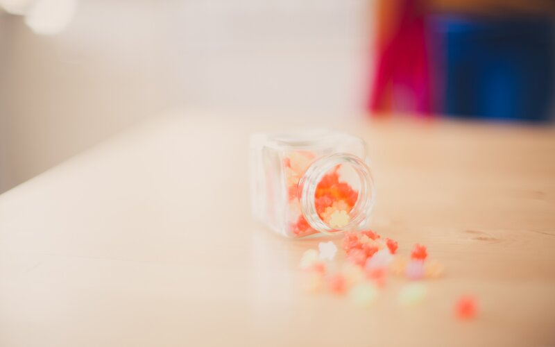 Glass Jar of Candies