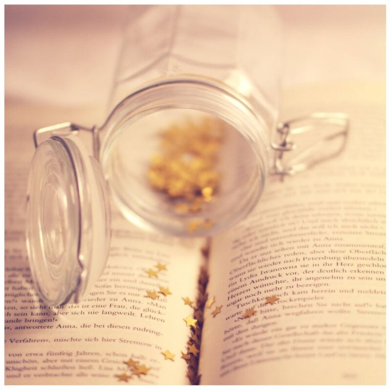 Glass Jar on Book