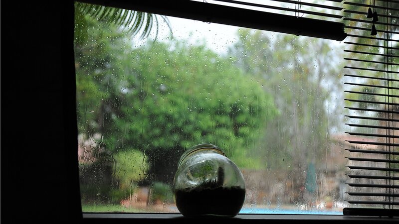 Glass Jar on Windowsill
