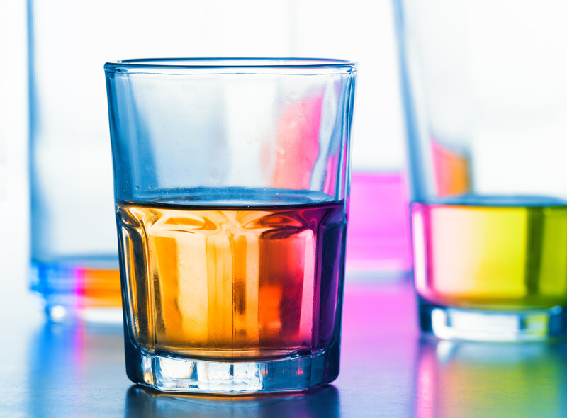 Glass of Amber Liquid