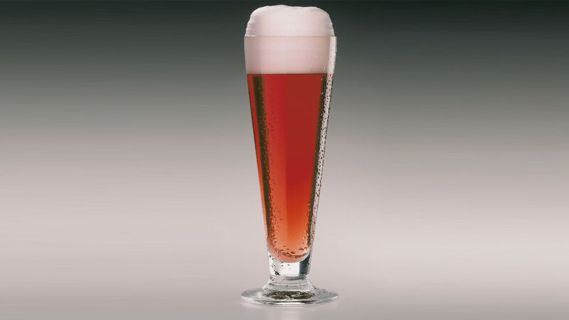 glass of beer with foam