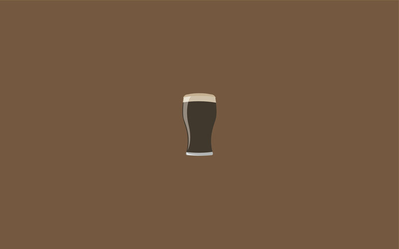 glass of dark beer