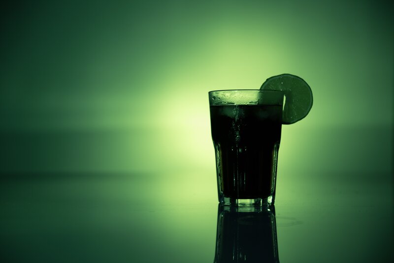 Glass of Dark Drink