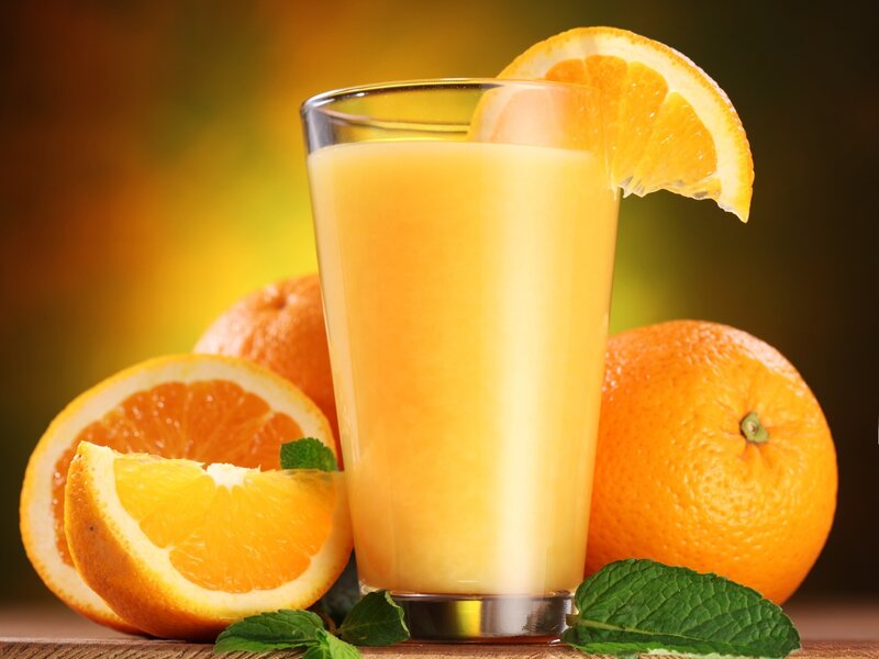 Glass of Orange Juice — Fresh