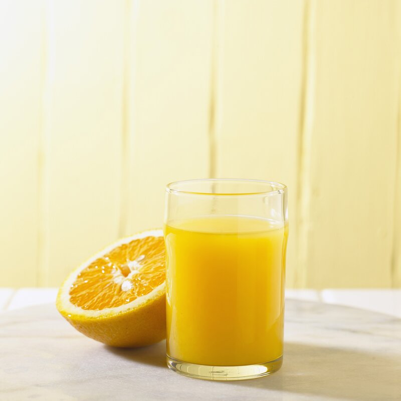 glass of orange juice