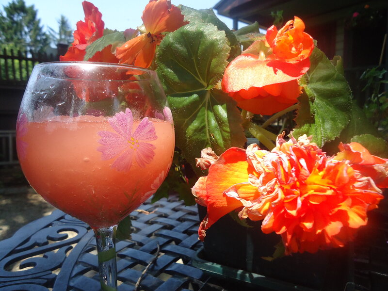 Glass of Pink Drink
