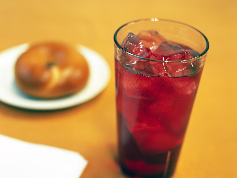 Glass of Red Drink