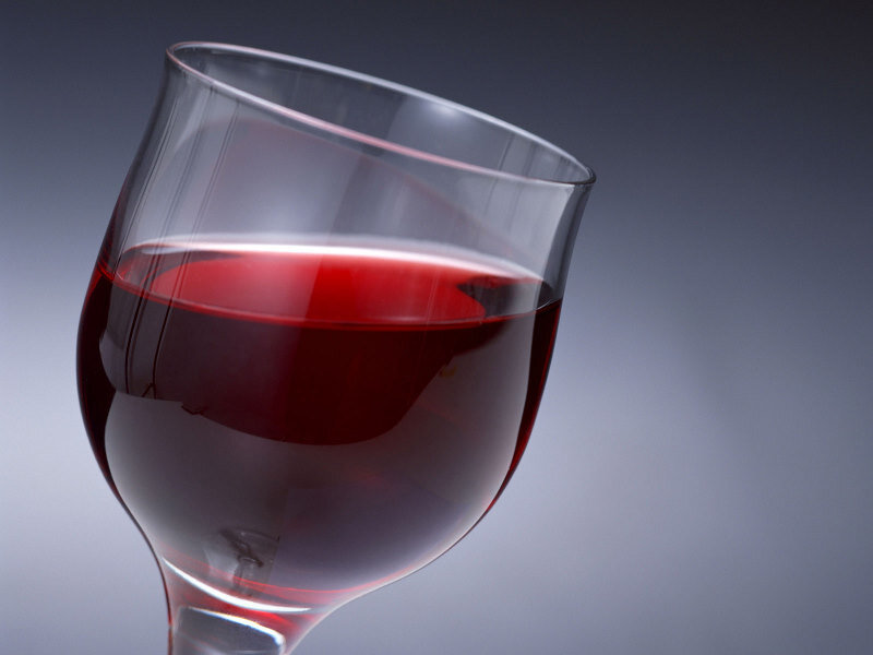 glass of red wine