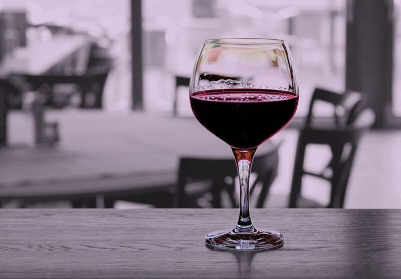 Glass of Red Wine — Calm