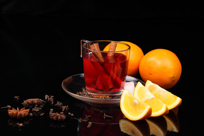 Glass of Spiced Tea