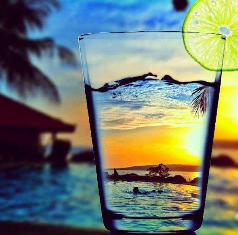 Glass of Water with Lime