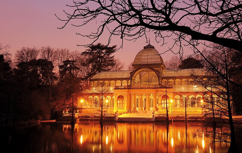 Glass Pavilion at Dusk