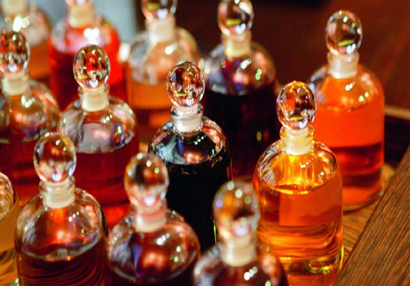 Glass Perfume Bottles