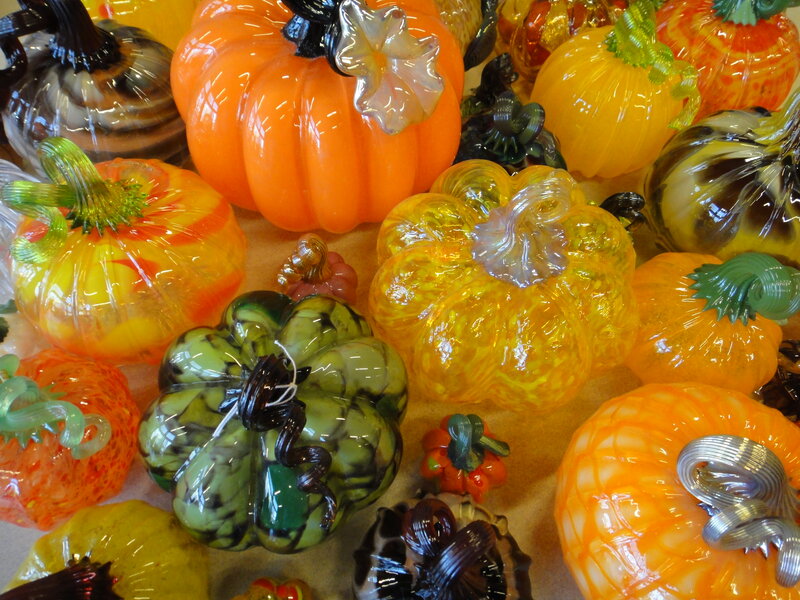 Glass Pumpkins