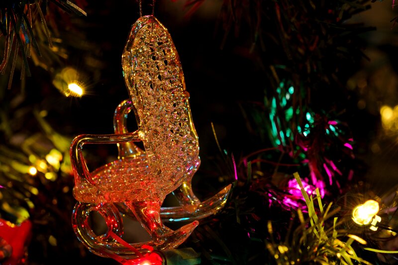 Glass Rocking Chair Ornament