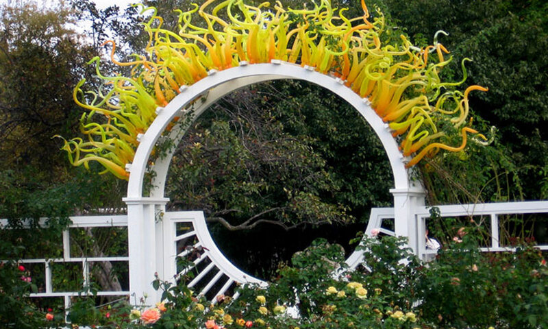 Glass Sculpture on Arch