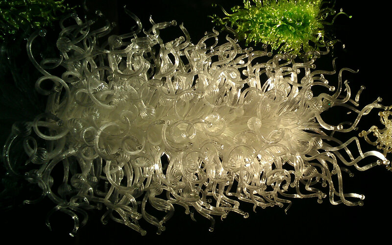 Glass Sculpture with Tentacles