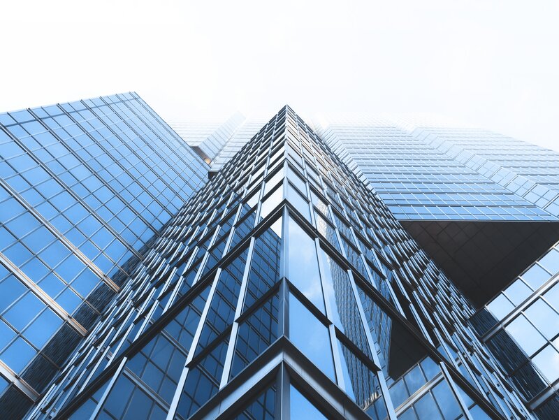 Glass Skyscraper Towers