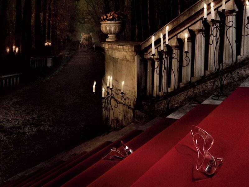 Glass Slippers on Red Carpet