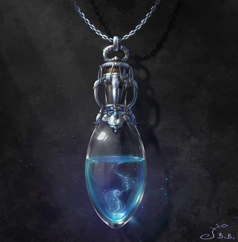 Glass Vial Pendant