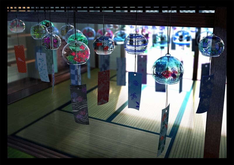 Glass Wind Chimes