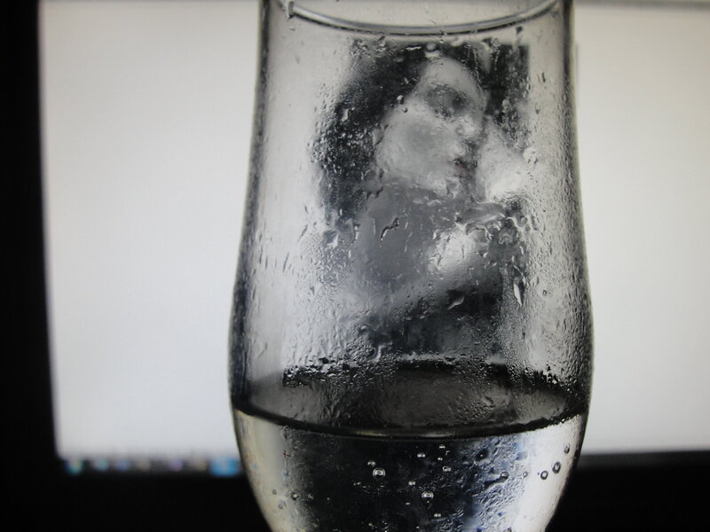 Glass with Ice and Water