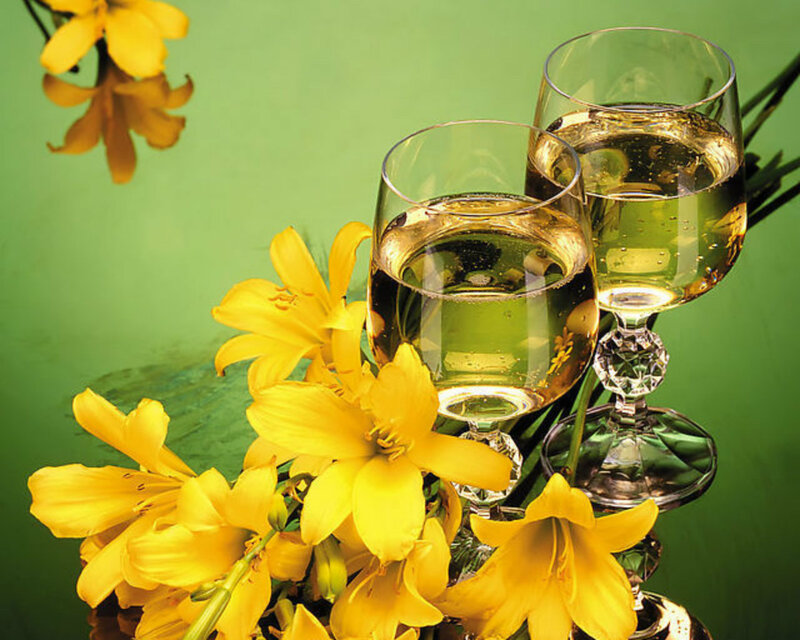 Glasses of White Wine