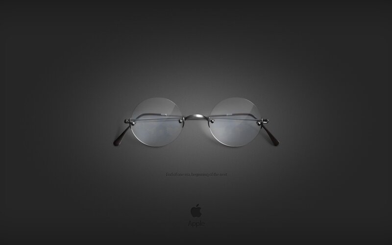 glasses on dark background