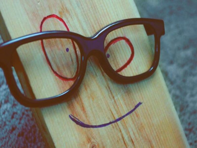 Glasses on Wooden Surface