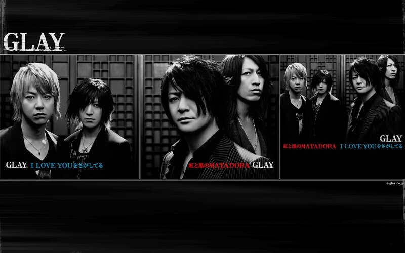 GLAY band promotional collage