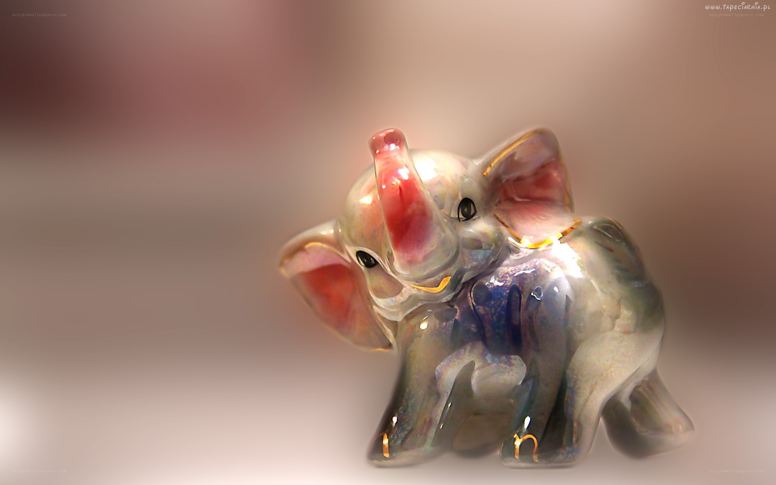 glazed elephant figurine