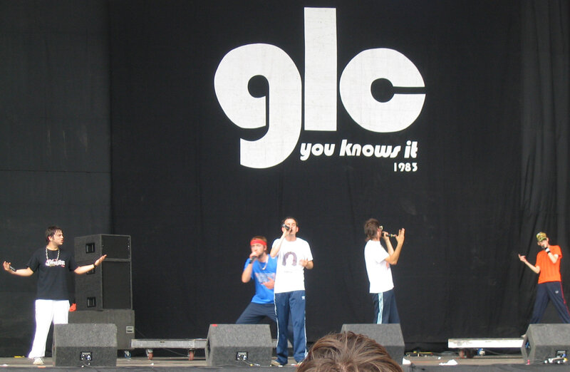 Glc band performing on stage