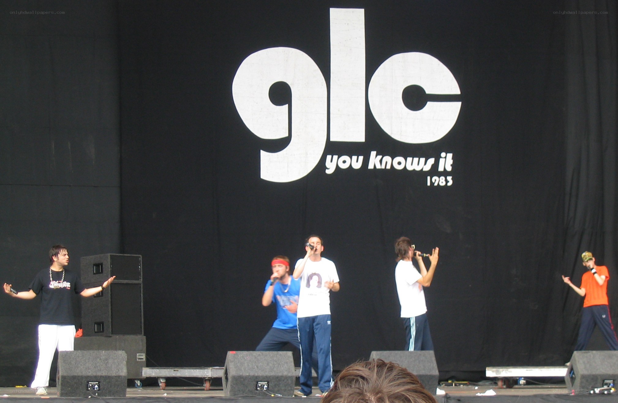 Glc band performing on stage