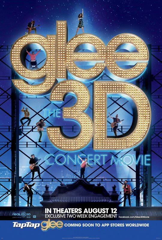 Glee 3D concert movie poster