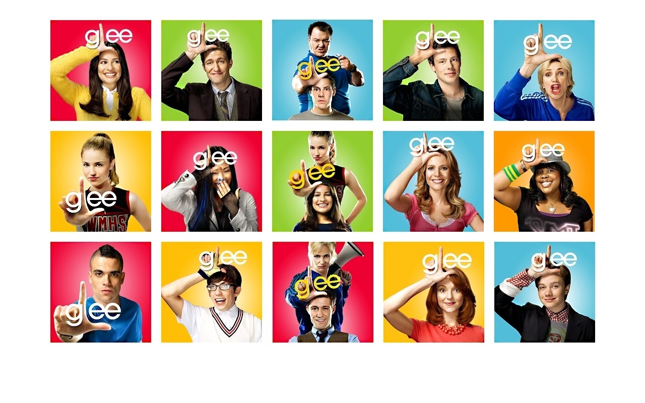 Glee cast promotional images