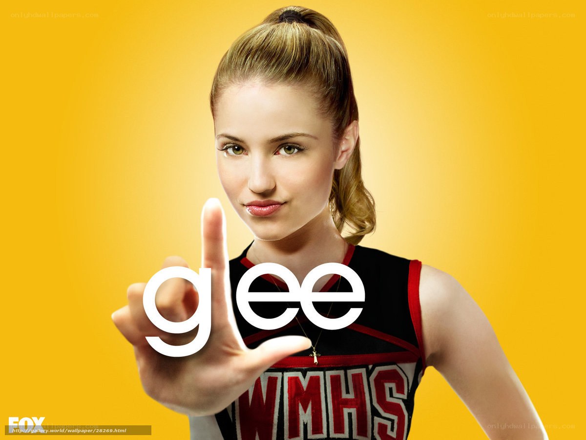 Glee cheerleader promotional image
