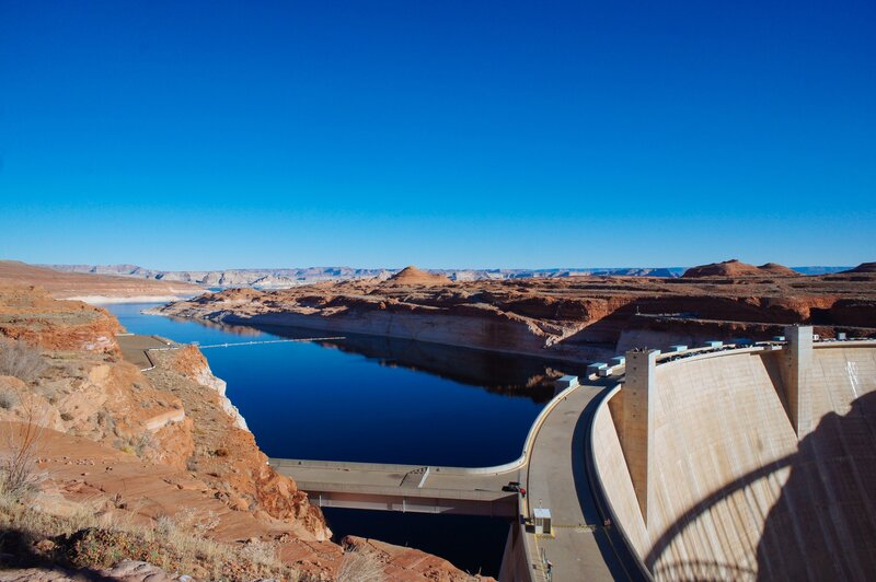 Glen Canyon Dam — Blue