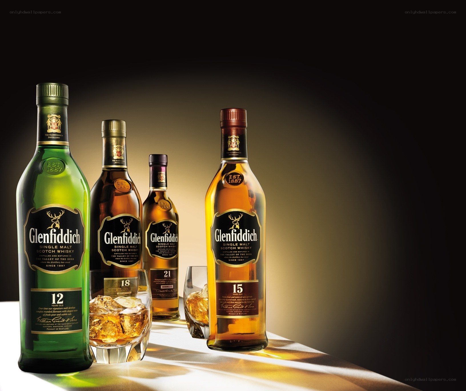 Glenfiddich whisky collection