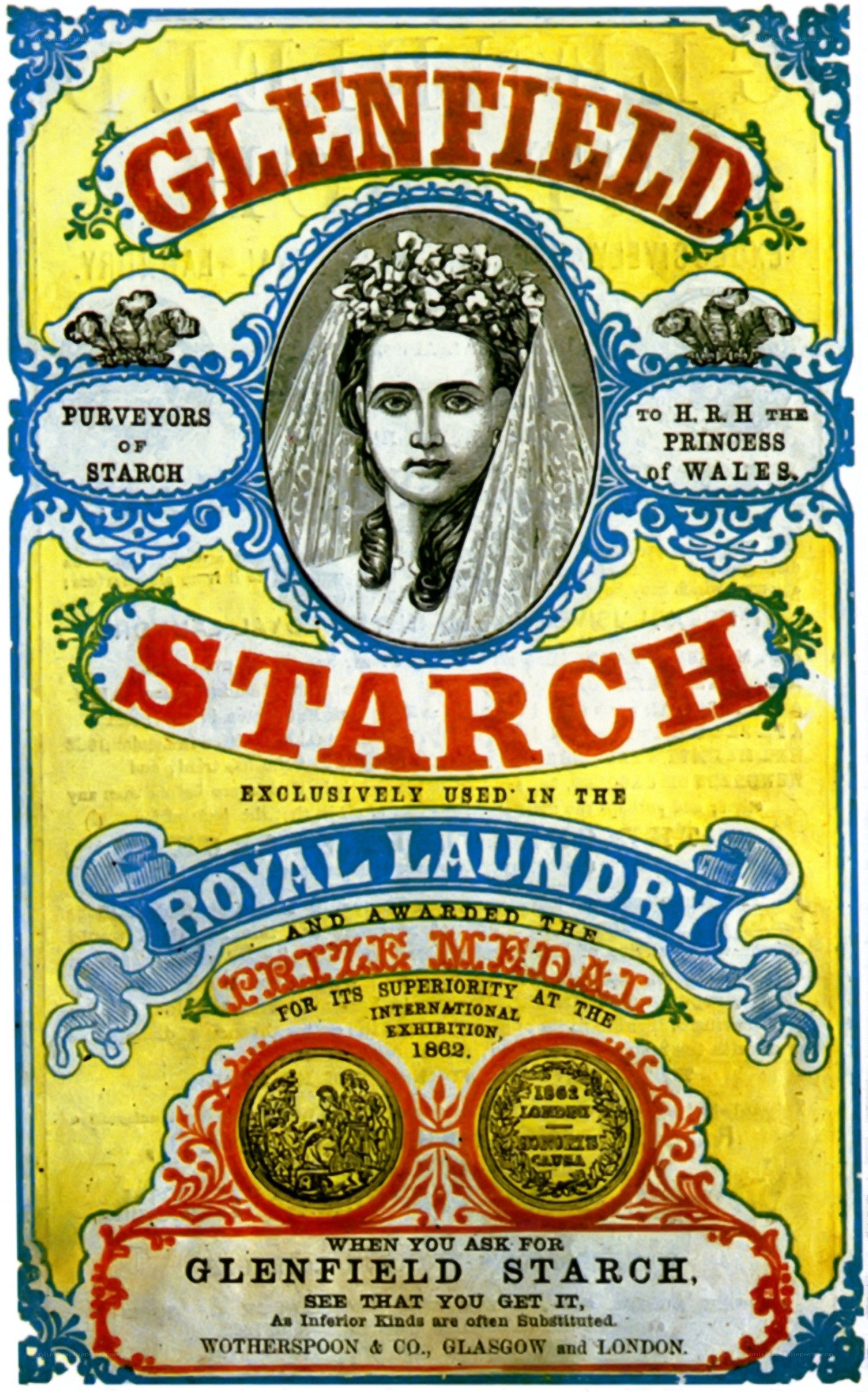 Glenfield Starch Advertisement