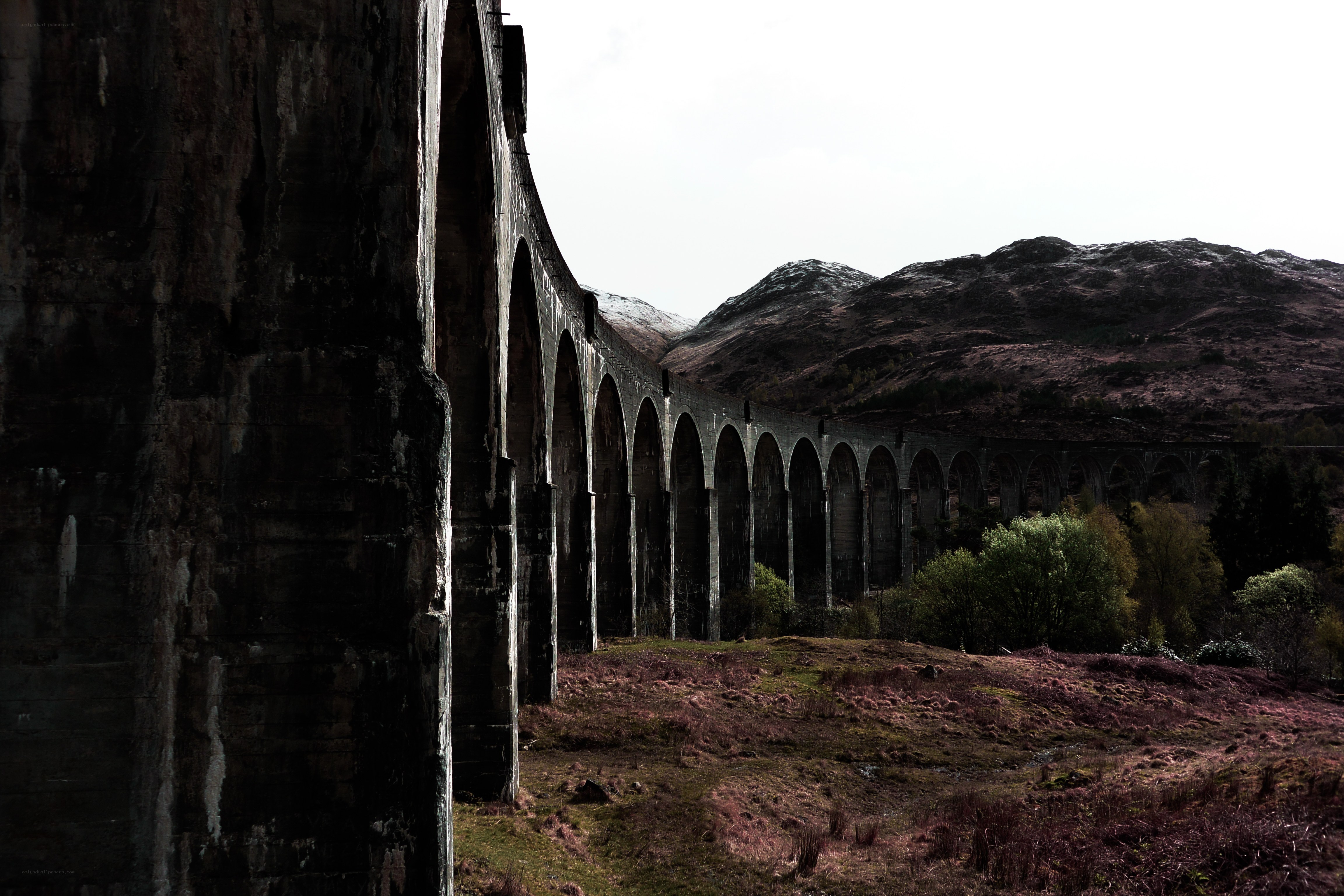 Glenfinnan Viaduct in Scotland