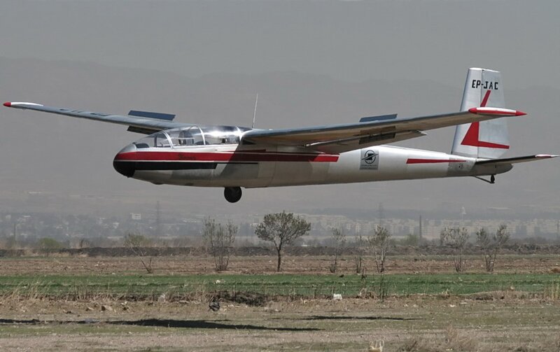Glider Aircraft in Flight