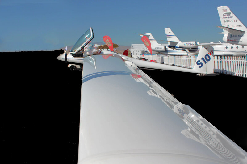 Glider Aircraft on Tarmac