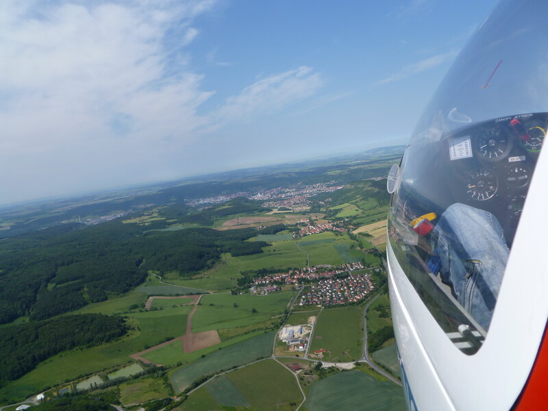 Glider Cockpit View