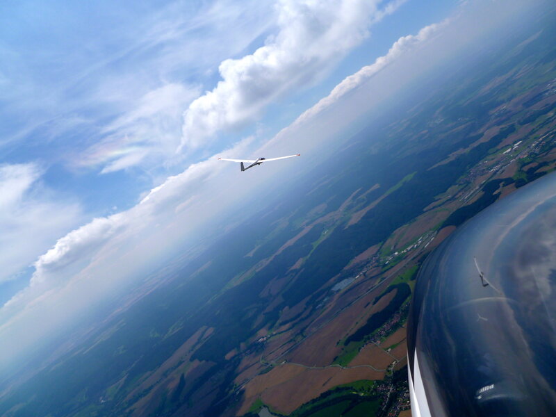 Glider in Flight